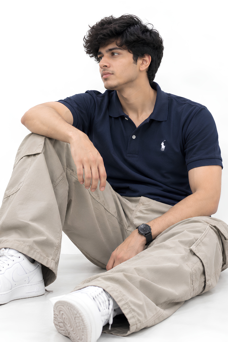 Premium cotton cargo trouser