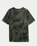 Abstract Motion Performance Shirt (Black&Olive)