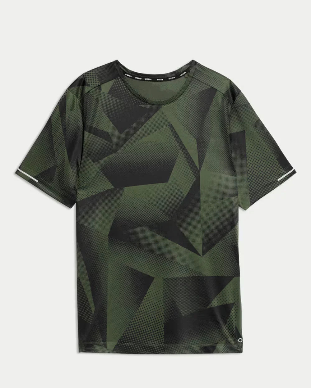 Abstract Motion Performance Shirt (Black&Olive)