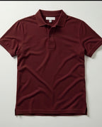 Men's Premium Mehroon Polo Shirt – Classic Comfort & Style