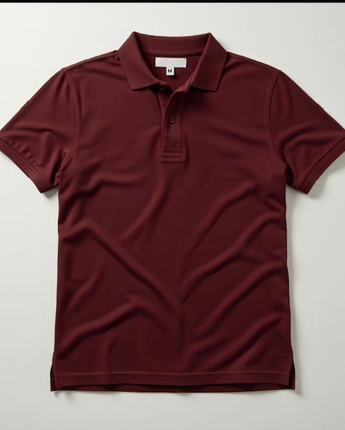 Men's Premium  Black  Polo Shirt – Classic Comfort & Style
