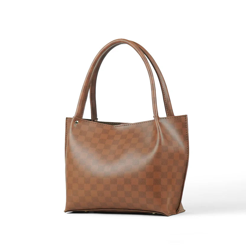 brown "The Desperado Club" Literary Tote