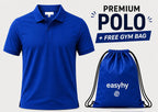 Men's Premium  Blue  Polo Shirt – Classic Comfort & Style