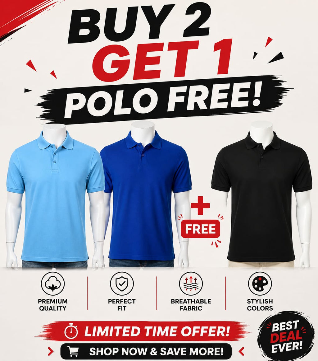 Men's Premium Polo Shirt – Classic Comfort & Style