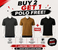 Men's Premium  Black  Polo Shirt – Classic Comfort & Style