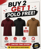 Men's Premium  Black  Polo Shirt – Classic Comfort & Style