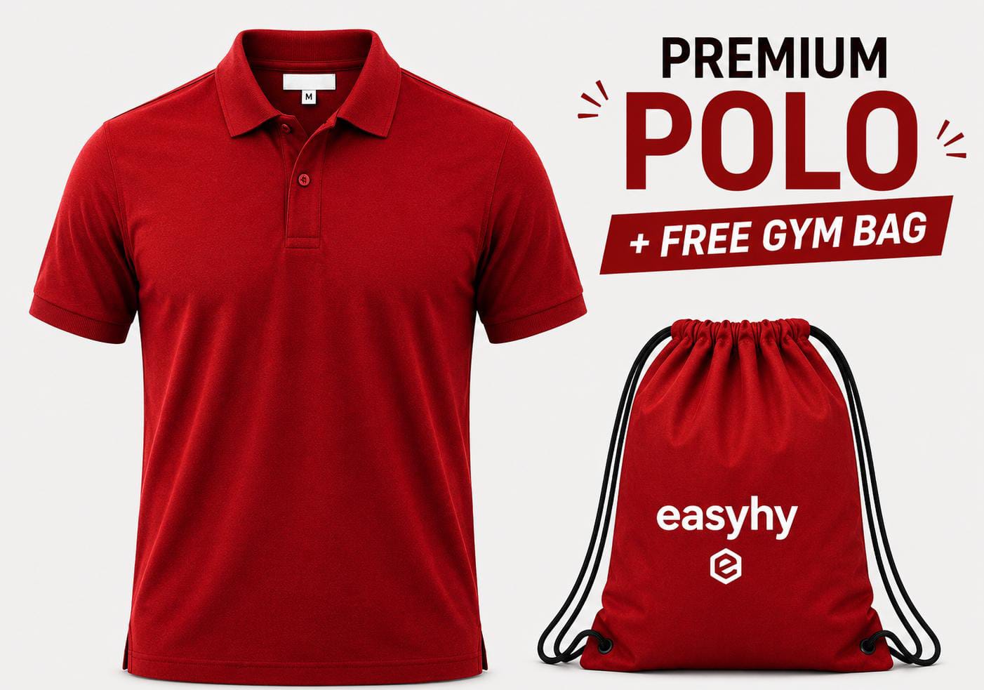 Men's Premium Re Polo Shirt – Classic Comfort & Style