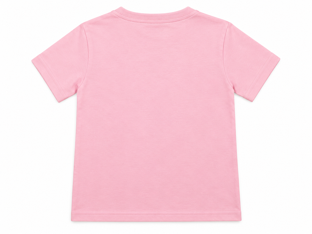 Premium Pink Smiley Graphic T-Shirt for Girls 🌸😊