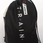 black APOLLO Active Sport Drawstring Gym Bag