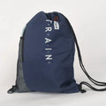Gym Drawstring Bag Backpack - Navy/gray