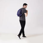 blue APOLLO Active Sport Drawstring Gym Bag