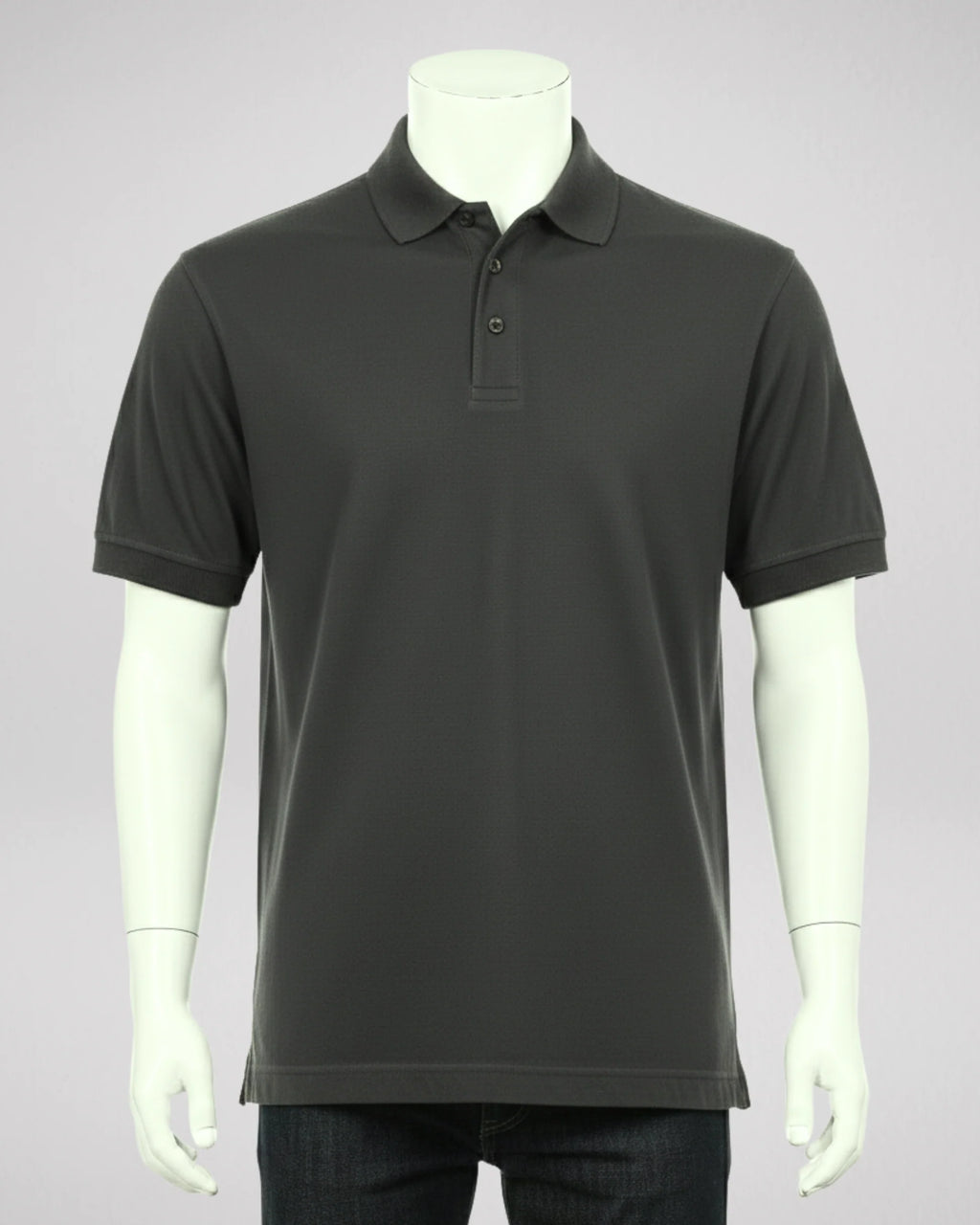 Men's Premium Grey Polo Shirt – Classic Comfort & Style