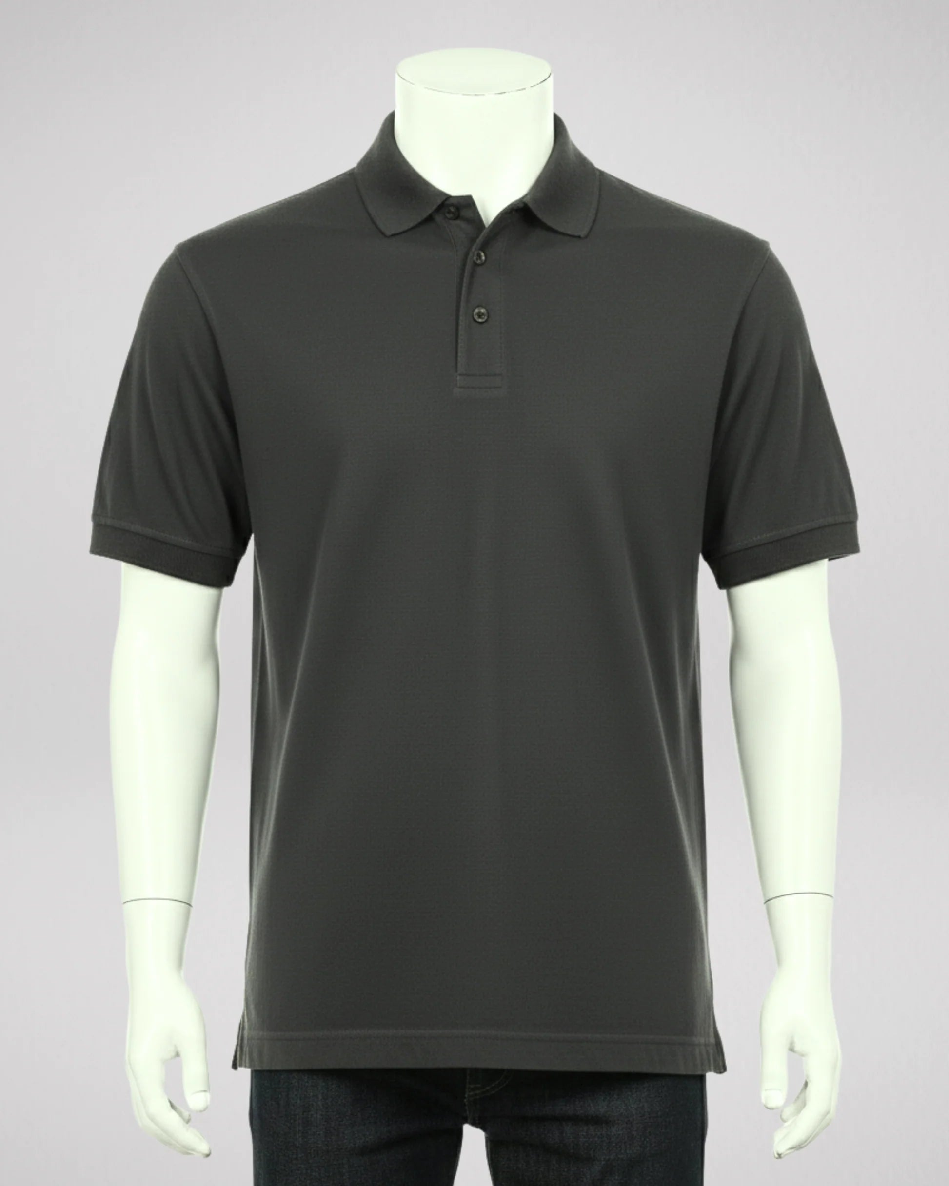 Men's Premium Grey Polo Shirt – Classic Comfort & Style