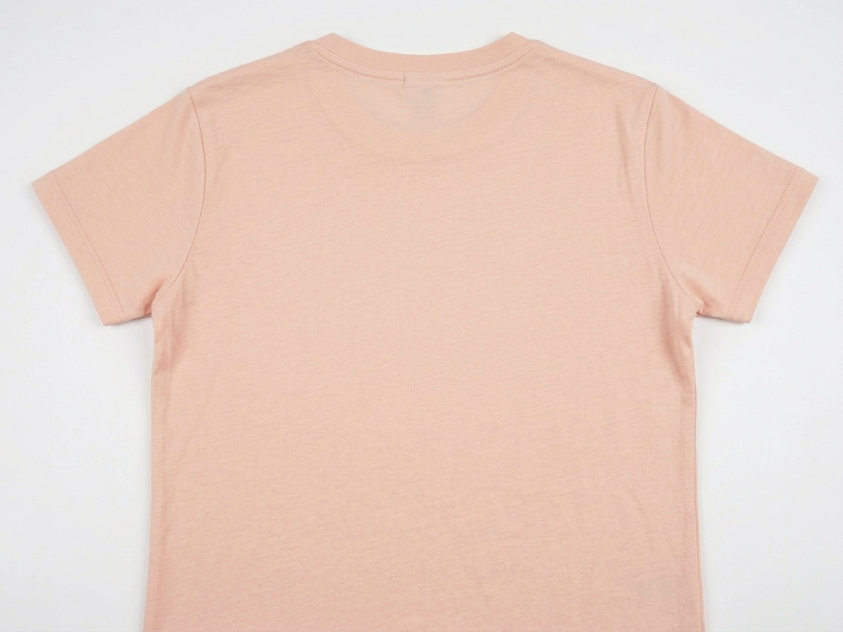 Premium Peach Pink Butterfly Graphic T-Shirt for Girls 🦋🌸