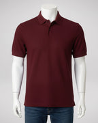 Men's Premium Mehroon Polo Shirt – Classic Comfort & Style