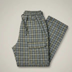 Stylish 4-Pocket Pure Cotton Check Cargo Trouser for Men