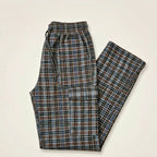 Stylish 4-Pocket Pure Cotton Check Cargo Trouser for Men