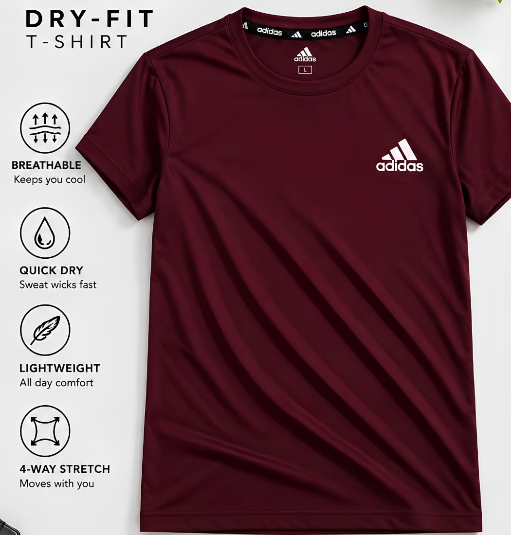 Premium Dry-Fit T-Shirt – Performance & Comfort 🏃‍♂️🔥