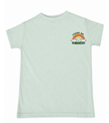 Premium Mint Green Rainbow Graphic T-Shirt for Kids