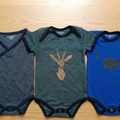 Polo Republica Trio-Set: Graphic & Wrap Baby Bodysuits