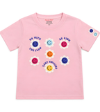 Premium Pink Smiley Graphic T-Shirt for Girls 🌸😊