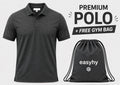 Men's Premium Grey Polo Shirt – Classic Comfort & Style