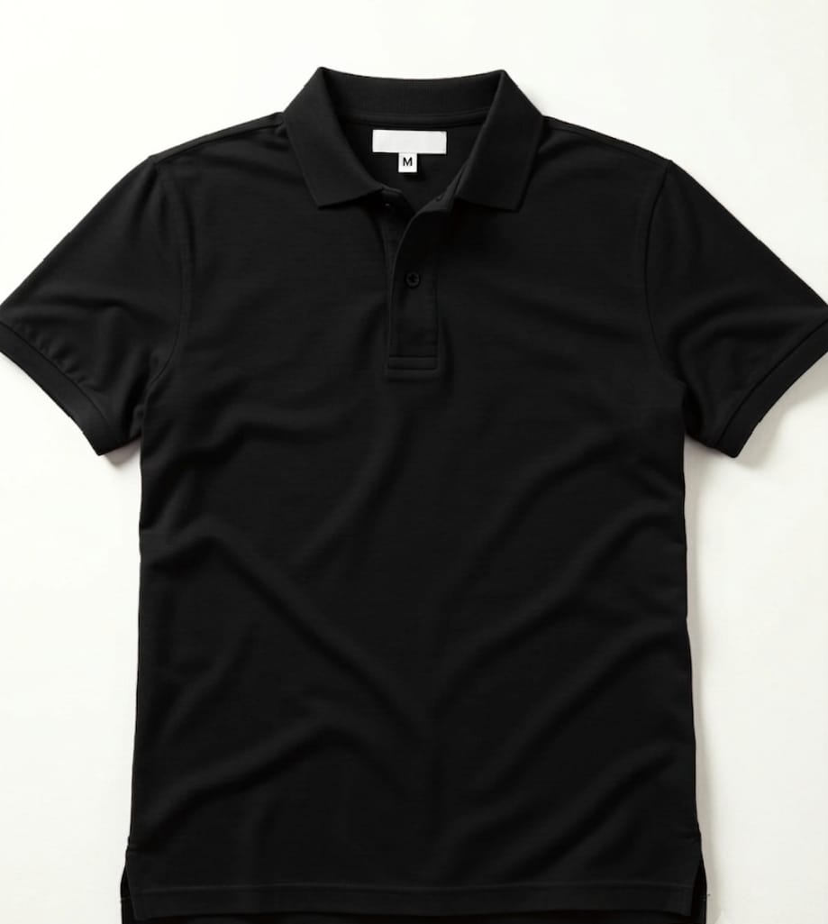 Men's Premium  Black  Polo Shirt – Classic Comfort & Style