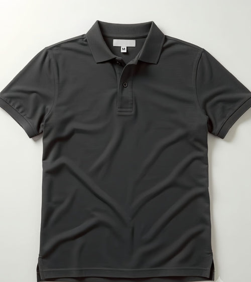 Men's Premium  Black  Polo Shirt – Classic Comfort & Style